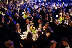 Professional photography from a corporate gala dinner in London