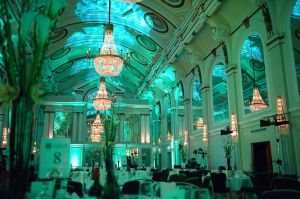 Financial awards event at the Grand Connaught Rooms in London