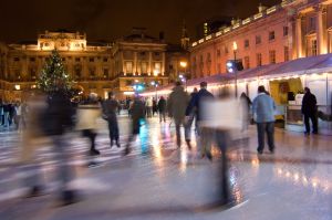 Photography for corporate drinks reception at Somerset House ice rink